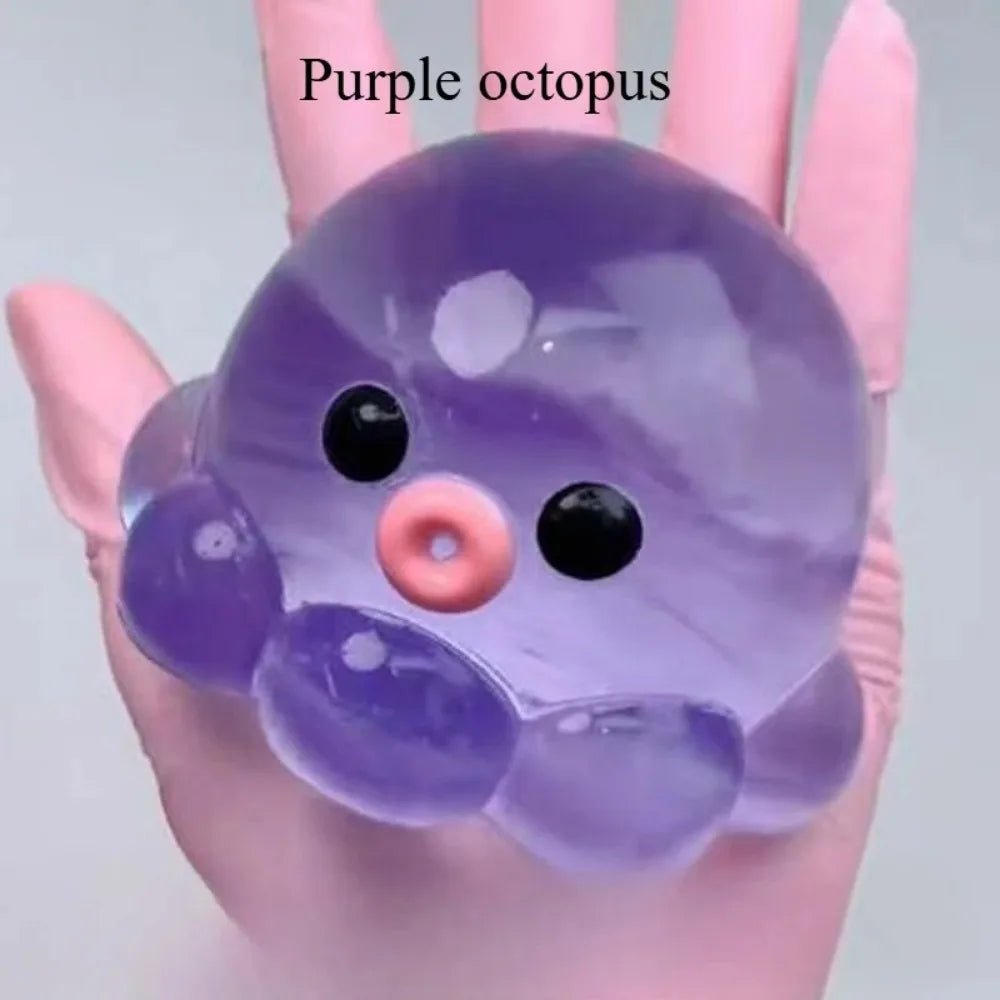Squishy Bubble Pop Fidget Toy, Squeeze Sensory Ball & Octopus Popper, Anti-Anxiety Toy for Adults Kids, ASMR Fun Party Gift - PureShop
