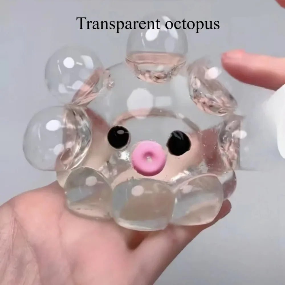 Squishy Bubble Pop Fidget Toy, Squeeze Sensory Ball & Octopus Popper, Anti-Anxiety Toy for Adults Kids, ASMR Fun Party Gift - PureShop