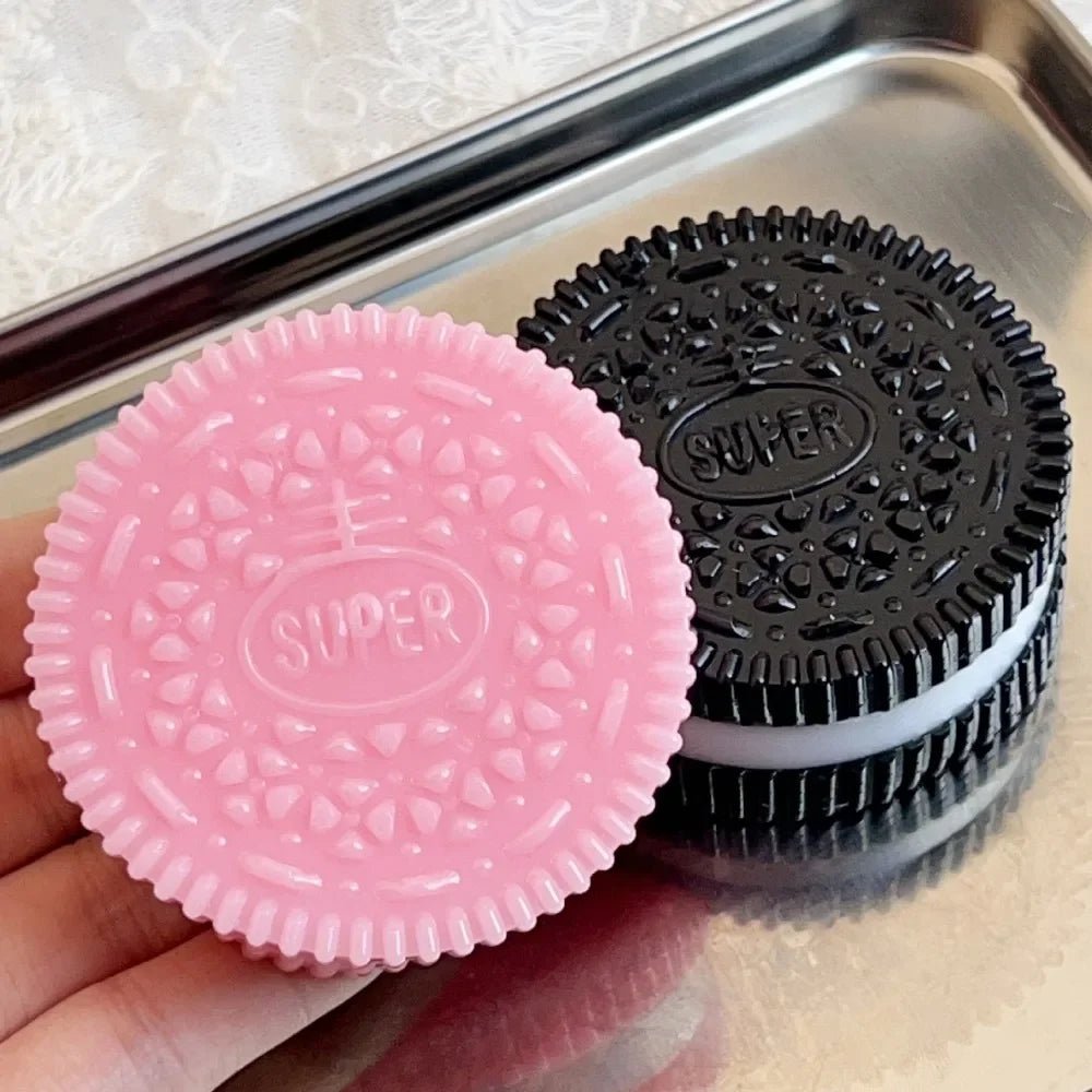 Squishy Handmade Silicone Cookies Fidget Toy Slow Rebound Stress Relief Pinch Decompression Squeeze Toy for Kids Holiday Gifts - PureShop