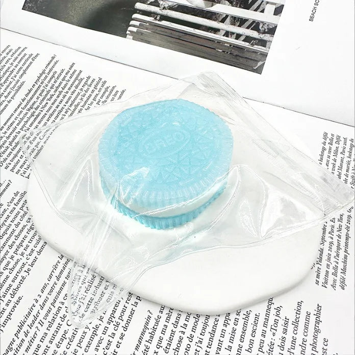 Squishy Handmade Silicone Cookies Fidget Toy Slow Rebound Stress Relief Pinch Decompression Squeeze Toy for Kids Holiday Gifts - PureShop