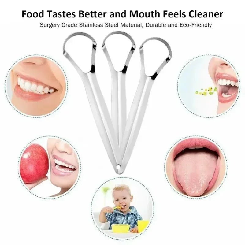 Stainless Steel Tongue Scraper - PureShop