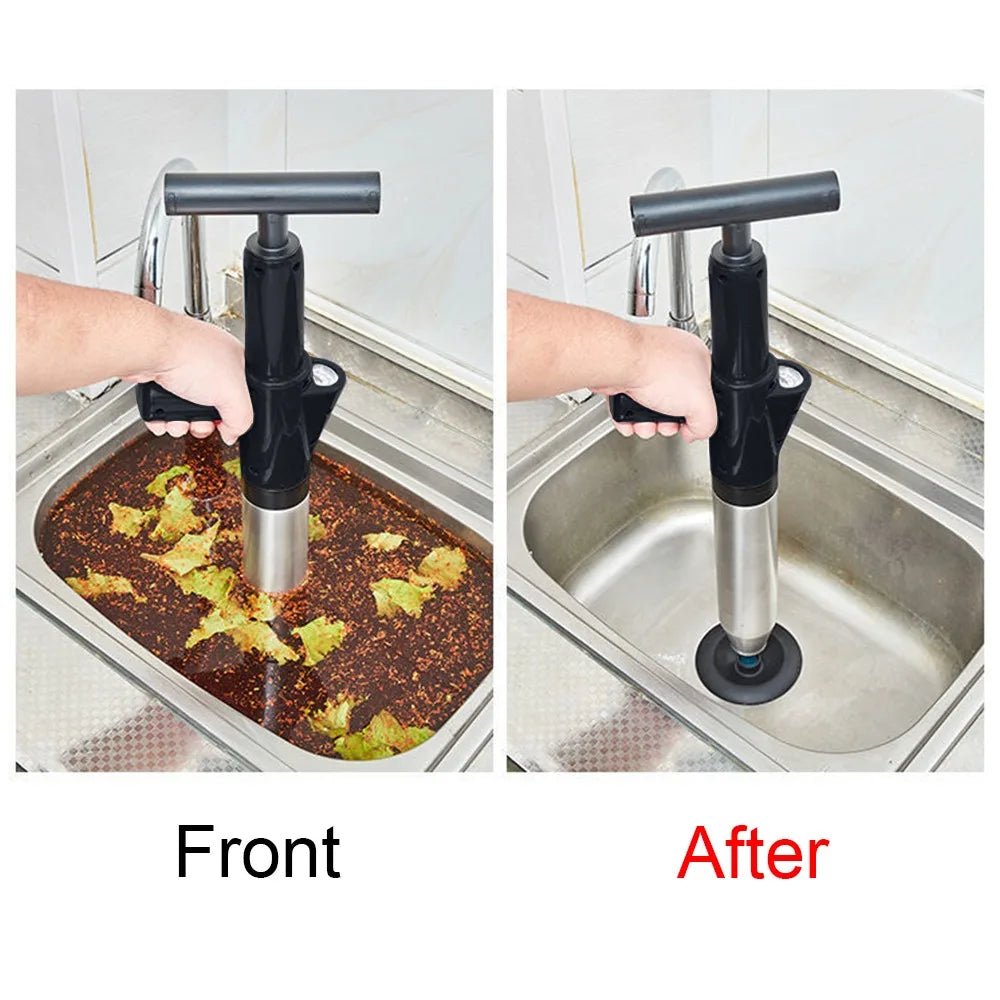 Powerful Toilet & Sewer Unblocker, Universal Kitchen Drain with Air Pressure - PureShop