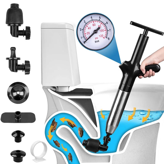 Universal Toilet and Kitchen Drain Unblocker with Air Pressure - PureShop