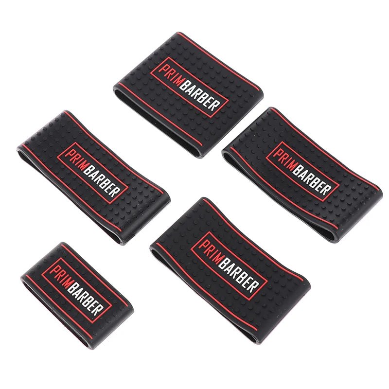 Trimmer Grip Barber 5pcs Hair Clipper Grip Rubber Anti Slide Design Barber Bicycle Grips Hairdressing Decorative Rings - PureShop