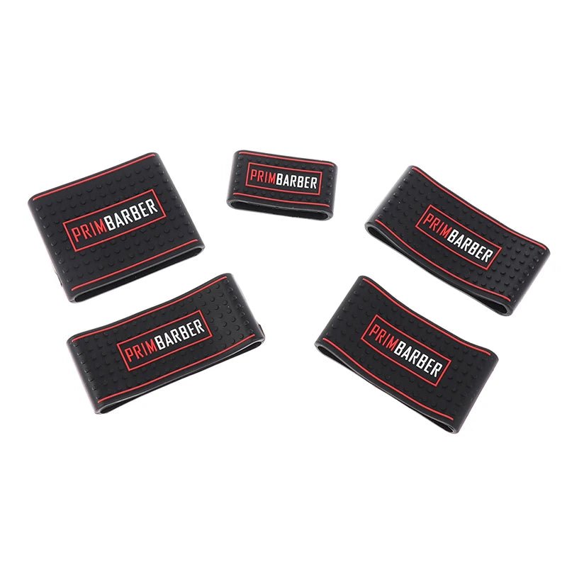 Trimmer Grip Barber 5pcs Hair Clipper Grip Rubber Anti Slide Design Barber Bicycle Grips Hairdressing Decorative Rings - PureShop