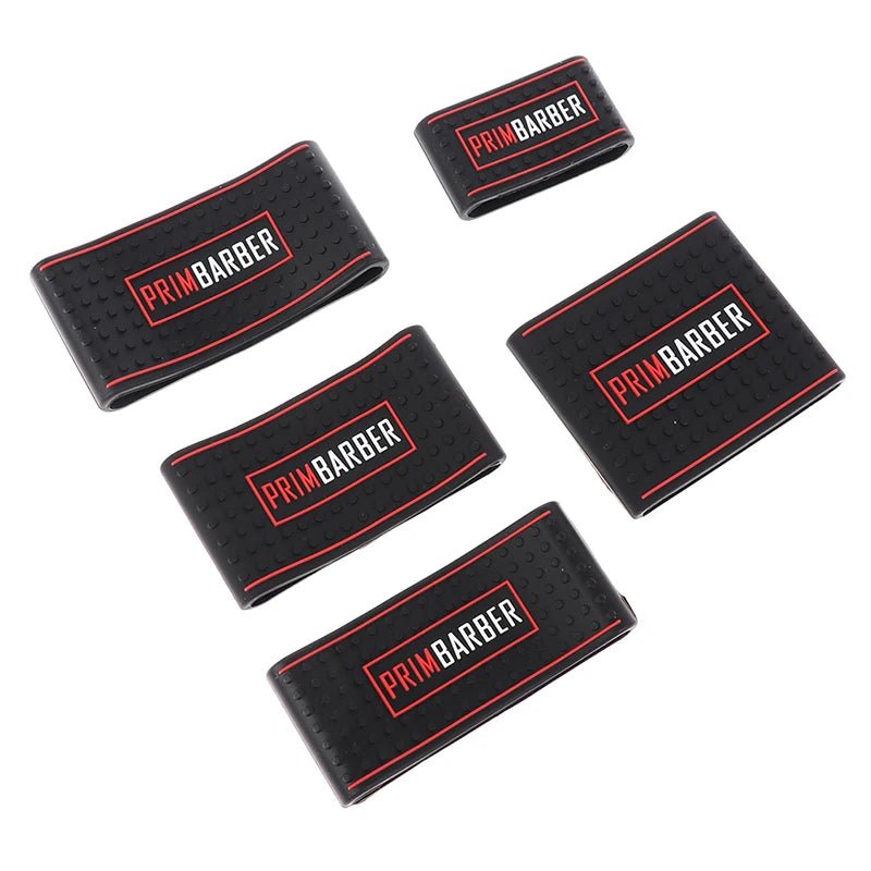 Trimmer Grip Barber 5pcs Hair Clipper Grip Rubber Anti Slide Design Barber Bicycle Grips Hairdressing Decorative Rings - PureShop