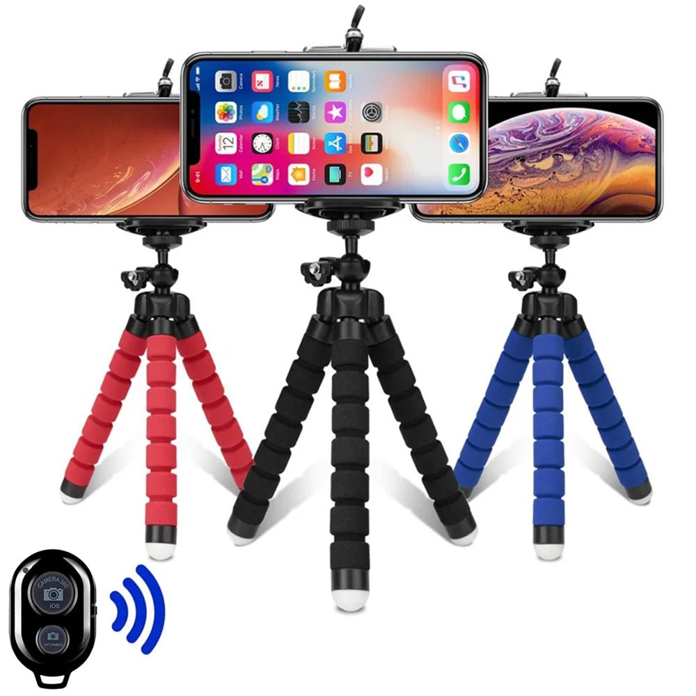 Tripods Tripod For Phone Mobile Camera Holder Clip Smartphone Monopod Tripe Stand Octopus Mini Tripod Stativ For Phone - PureShop