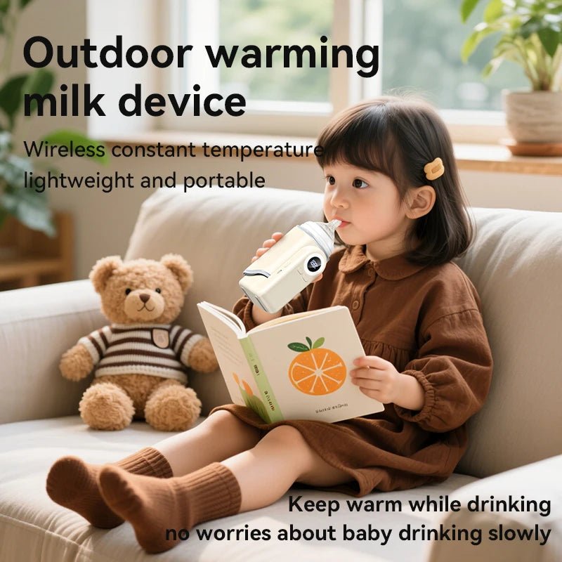 USB Portable Milk Warmer for Baby Outdoor Constant Temperature Bottle Insulation Cover Hot Milk and Milk Heating Cover - PureShop