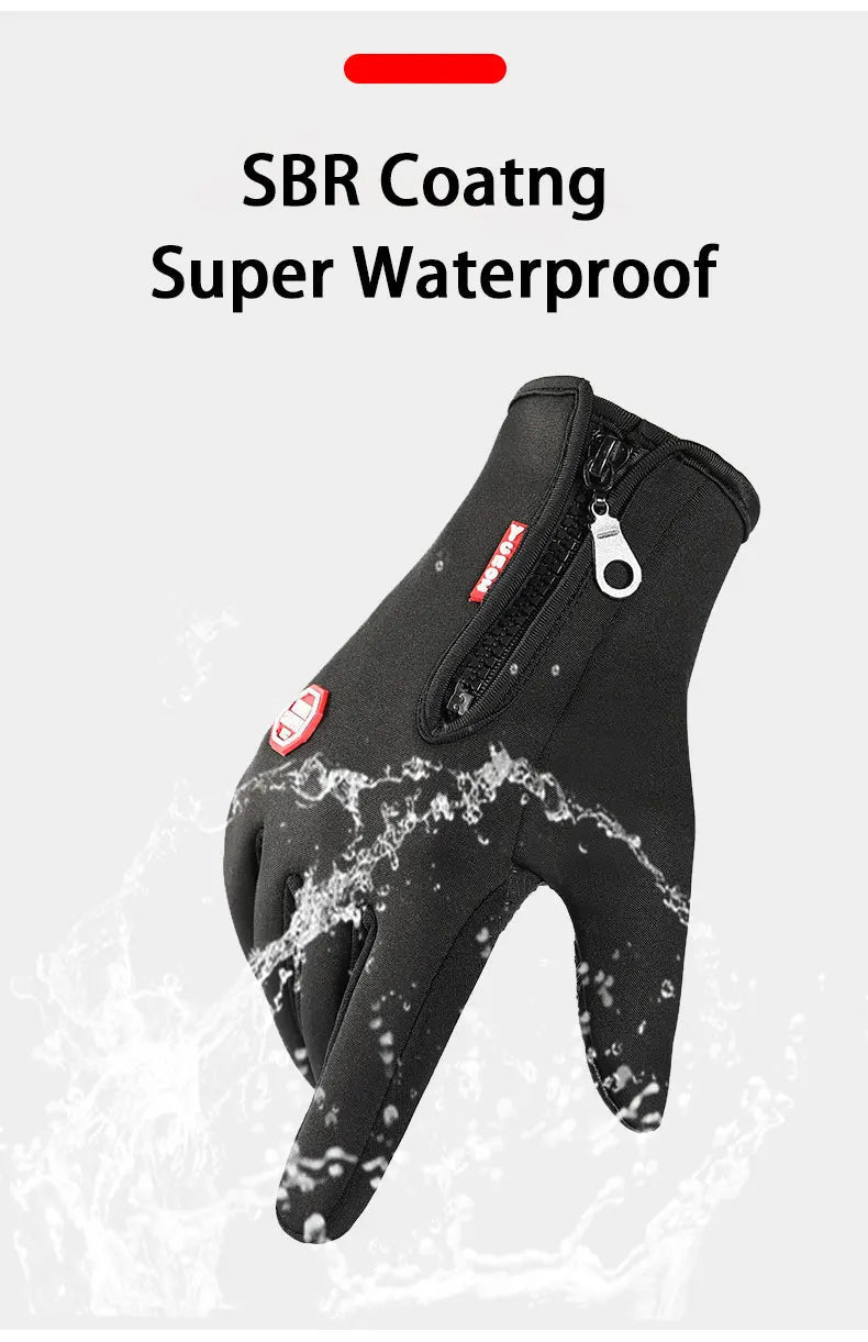 Touchscreen Windproof Winter Gloves for Men Women - PureShop