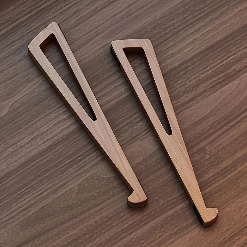 Wooden Laptop Stand-Ergonomic 12° Angle, Cooling Ventilation Design - PureShop